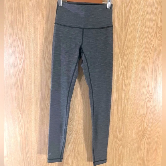 Lululemon Heather Gray Leggings - Picture 1 of 3